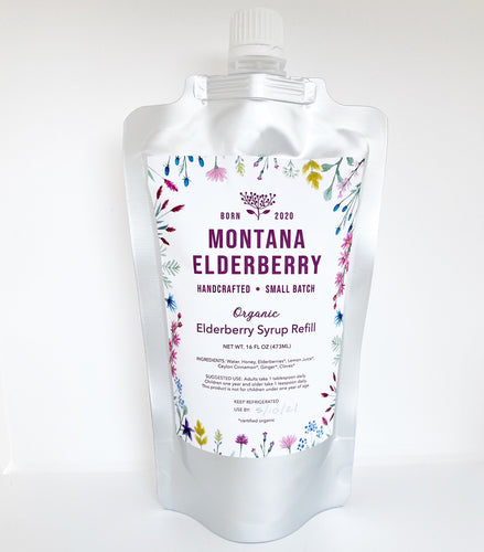 Organic Elderberry Syrup for Sale Made in Montana
